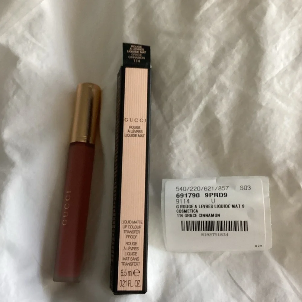 Gucci Rouge À Lèvres Liquid Matte Lipstick, Color Grace Cinnamon, NWT_2